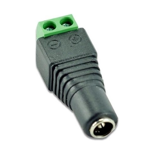 Conector 12 Volt 2.1mm Hembra Para Camaras D Vigilancia Cctv