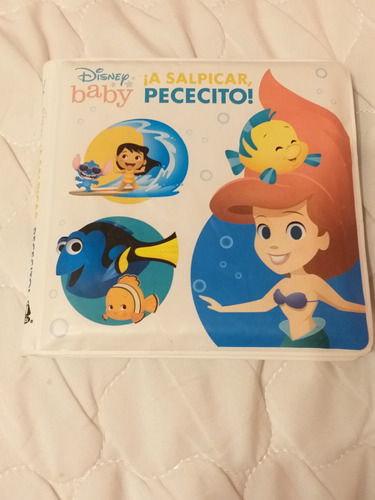Libro De Disney Impermeable Para Bebés, De Plástico Hermoso