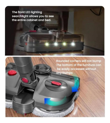 Cabezal De Mopa Eléctrico 4 En 1 Para Dyson V12 Slim/v10 Sli