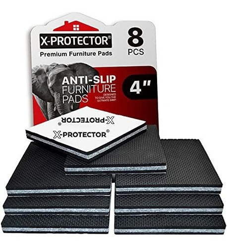 Muebles No Slip Pad X-protector -premium 8 Piezas 4 Muebles 