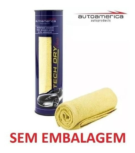 Flanela Secagem Autoamerica Tech Dry Plus (70x40cm) Sem Emb.