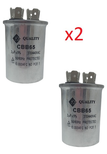 Capacitor De Marcha 2mdf 370/440v Tienda Chacaito X2unidades