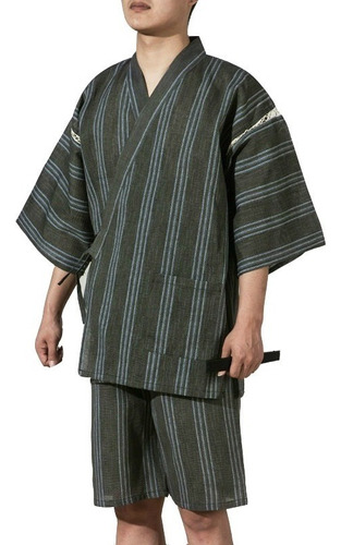 Camisón Tradicional Japonés Kimono Para Hombres