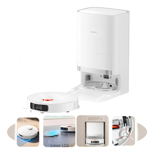 Xiaomi Robot 2en1 Aspirador Trapeador Wifi Vacuum X20+ 280m2 Blanco