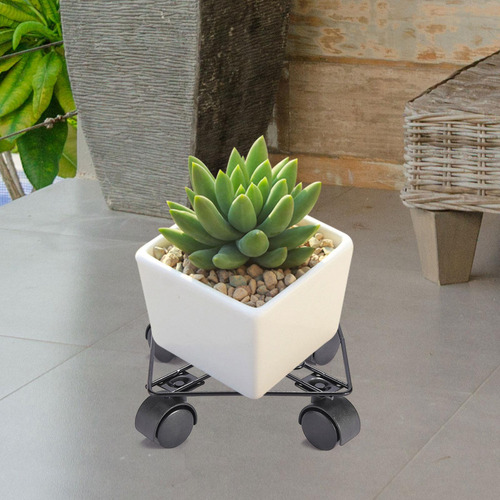 Para Soporte Rodante Para Con Platillo Para Con 4 Ruedas,