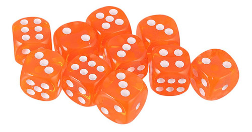 Set Dados Juegos De De 6 Caras Para Mazmorras Y Naranja