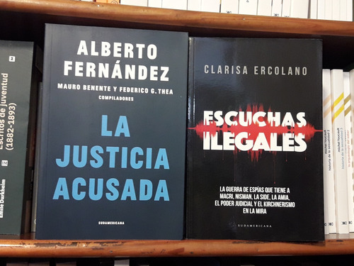 Lote X2 La Justicia Acusada + Escuchas Ilegales 