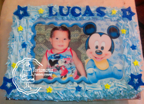Tortas Con Foto De Mickey Y Minnie (precio X Kilo)