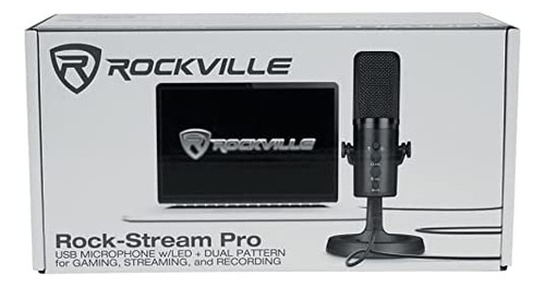 Rockville Rock-stream Pro Gaming Streaming Grabación Dual