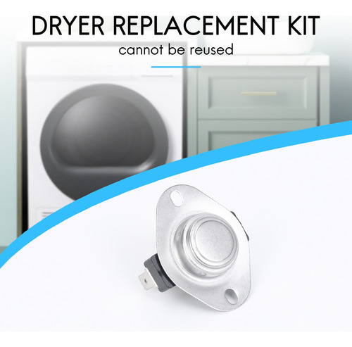 Kit Secador 3387134 3392519 3977393 3977767 Para Whirlpool Y