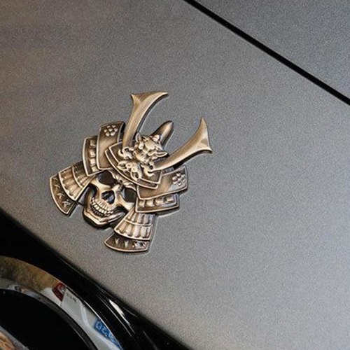 2 Accesorios De Coche A-cráneo De Bronce A-cráneo De