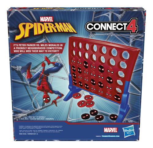 Jogo De Tabuleiro Hasbro Gaming Connect 4 Marvel Spider-man