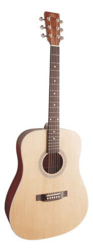 Guitarra Acustica Dreadnought  Diapasón Rosewood Sx Sd204