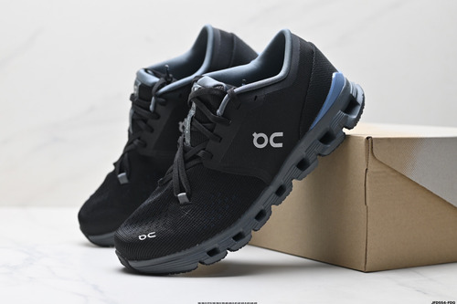 On Running Cloud X 4 Zapatillas Deportivas Zapatos De Correr Negros