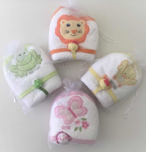 Toallon Para Bebés Con Capucha Y Portachupetes