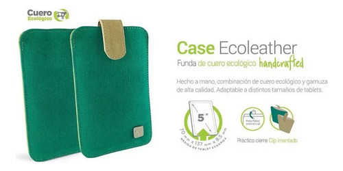 Funda Microcase Tipo Sobre Ecocuero Para Celulares Outlet