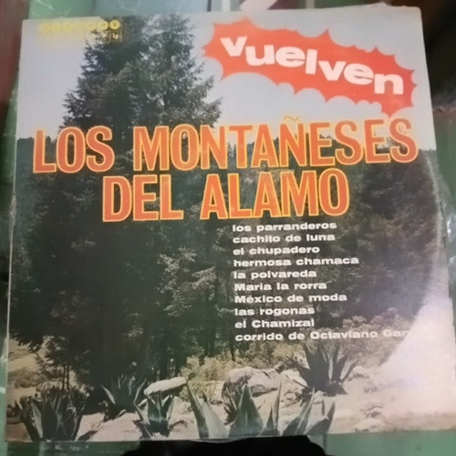 Vuelven Los Montañeses De Alamo Vinil,lp,acetato 