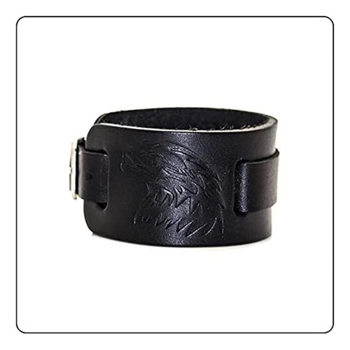 Pulsera Con Hebilla De Cinturón Punk Fusamk, Pulsera De Cuer