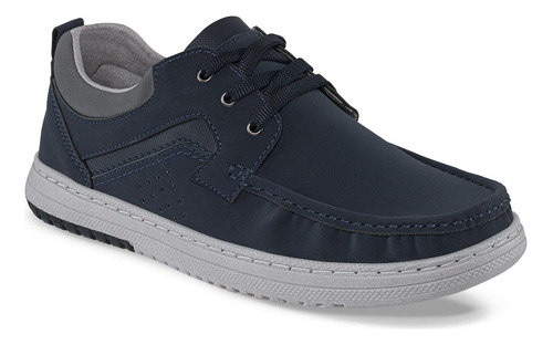      Zapatos Leonel Azul Para Hombre Croydon