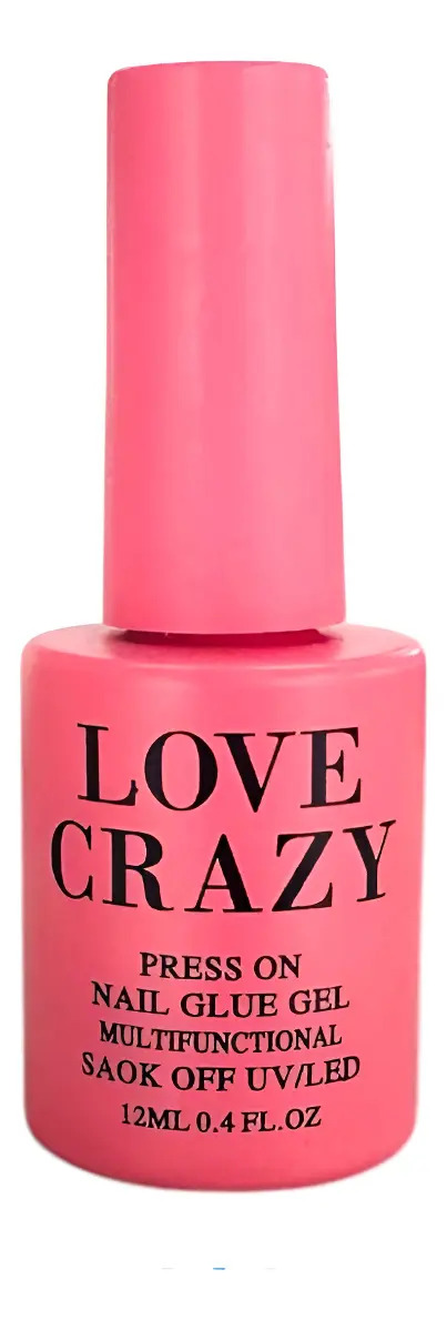 Gel Pegamento Love Crazy Para Unas Press On 12 Ml