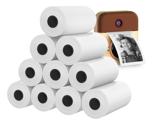 10 Rollo Papel Camara Para Kidizoom Print Camera Paper 2.2 X