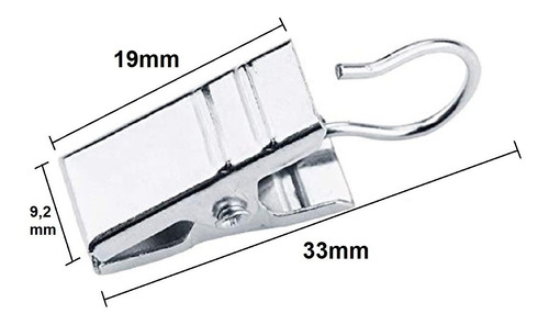 Imagen 3 de 10 de Kit Barral Tensor Cable De Acero Inoxidable Cortina Ganchos
