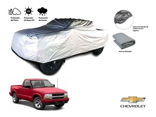 Cubierta Funda Cubre Auto Afelpada Chev Pickup S10 2000 Msi