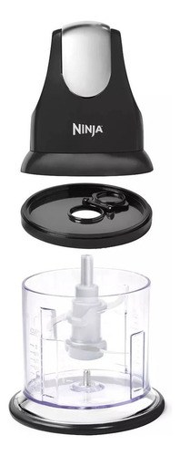 Procesador De Alimentos Ninja Nj100gr 200w Negra Negro