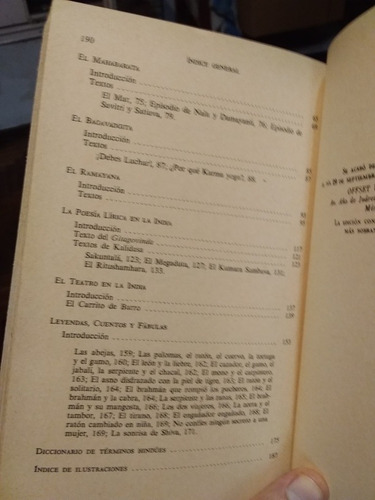La India Literaria. Mahabarata.los Vedas.leyes De ManĂș (Usado)