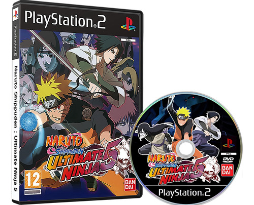 Jogo Repro Naruto Shippuden 5 Dublado - Ps2 Midia Fisica