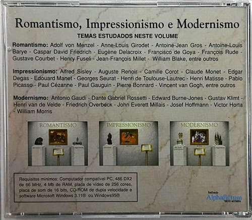 Cd Enciclopédia Multimídia Da Arte Universal 8 Romantismo