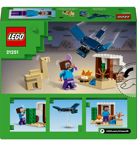 Lego® Minecraft® La Expedición De Steve Al Desierto,