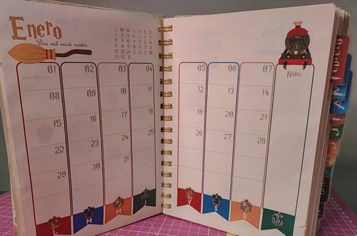 Agenda 2025 Harry Potter Diaria Personalizada