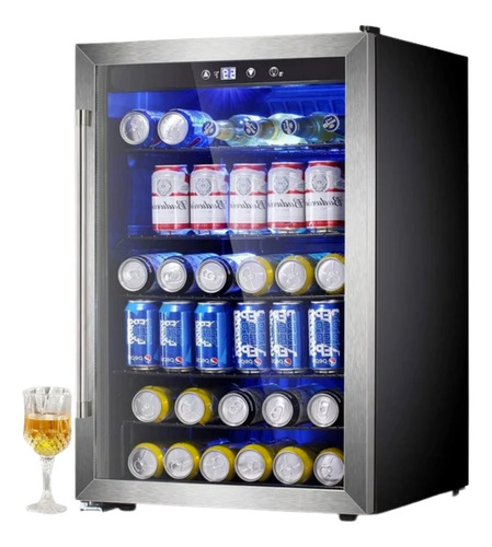 Kndko Frigobar 4.5 Puerta De Vidrio,capacidad 180pz Xchws C
