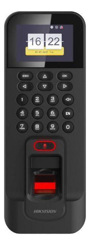 Terminal de control de acceso biométrico Hikvision DS-K1T804aef