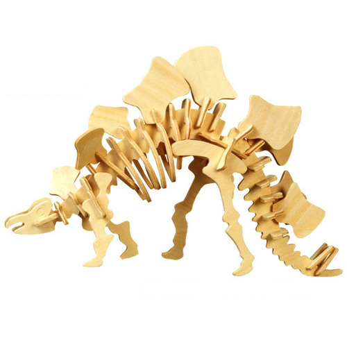 Rompecabezas 3d Madera Dinosaurio Juego 027 Ingenio