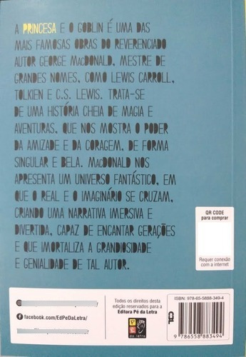Imagem 3 de 3 de Livro Físico A Princesa E O Goblin George Macdonald Pdl