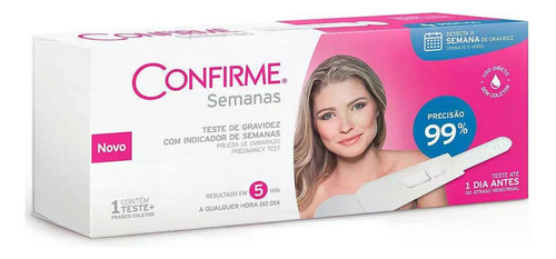 Teste De Gravidez Confirme Semanas Com 1 Tira