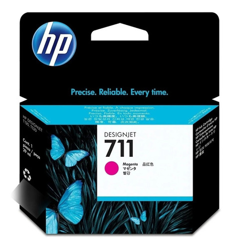 Tinta Hp 711 Original 29 Ml Cyan - Magenta O Yellow Factura 