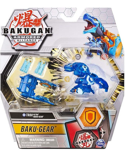 Figura De Acción Coleccionable Bakugan Ultra, Aquos Trox Con