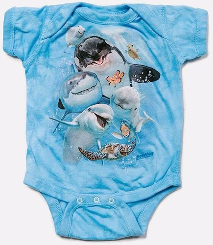 Pañalero 4d - Unisex Bebes  4986 Ocean Selfie 12-18 Meses