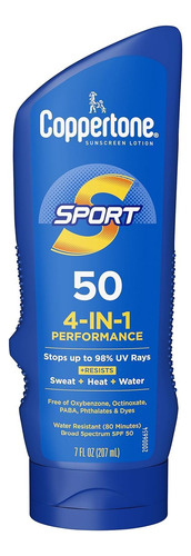 Protector Solar Coppertone Sport Spf 50 4 In 1 207 Ml
