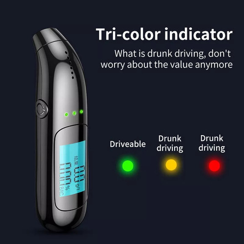 Alcoholímetro Electrónico De Alta Sensibilidad Sin Contacto