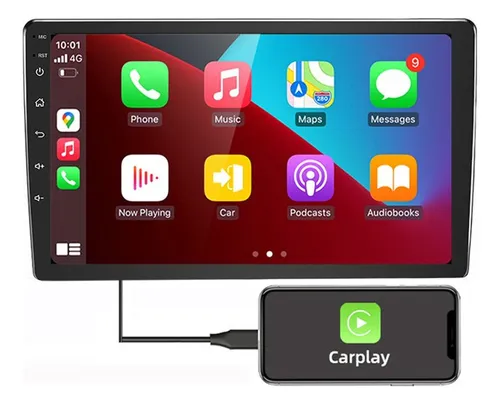 10 Pulgadas Carplay Y Android Auto Estéreo Mp5