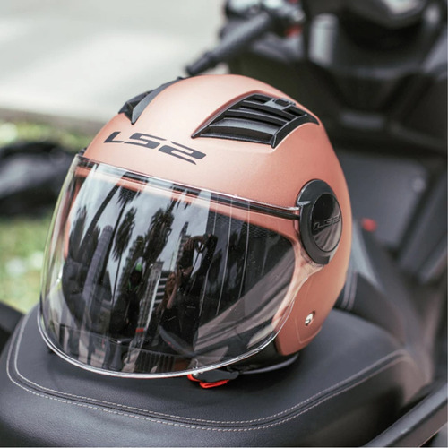 Casco Abierto Moto Ls2 562 Airflow Rose Mujer Dama Marelli