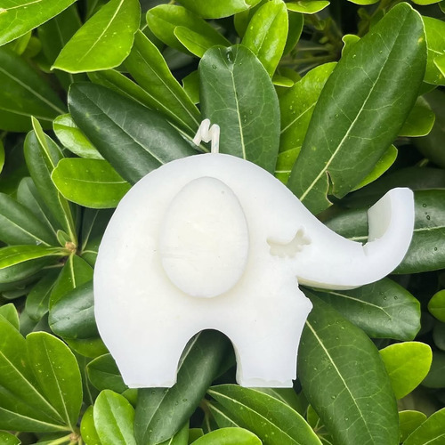 Molde Silicona Elefante Infantil Animal Velas Jabones Yeso