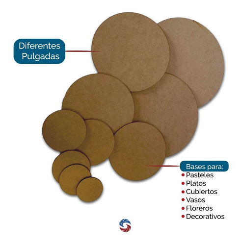 Círculos De Mdf 3mm Varios Usos