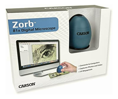 Carson Zorb Microscopio Digital Usb Para Computadora Con