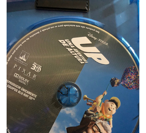 Up Una Aventura De Altura Pixar Pelicula Blu-ray 3d