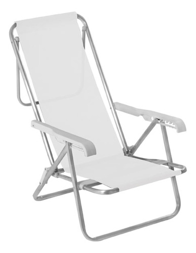 Silla Reclinable 8 Posiciones Alum Iniosannet Blanco